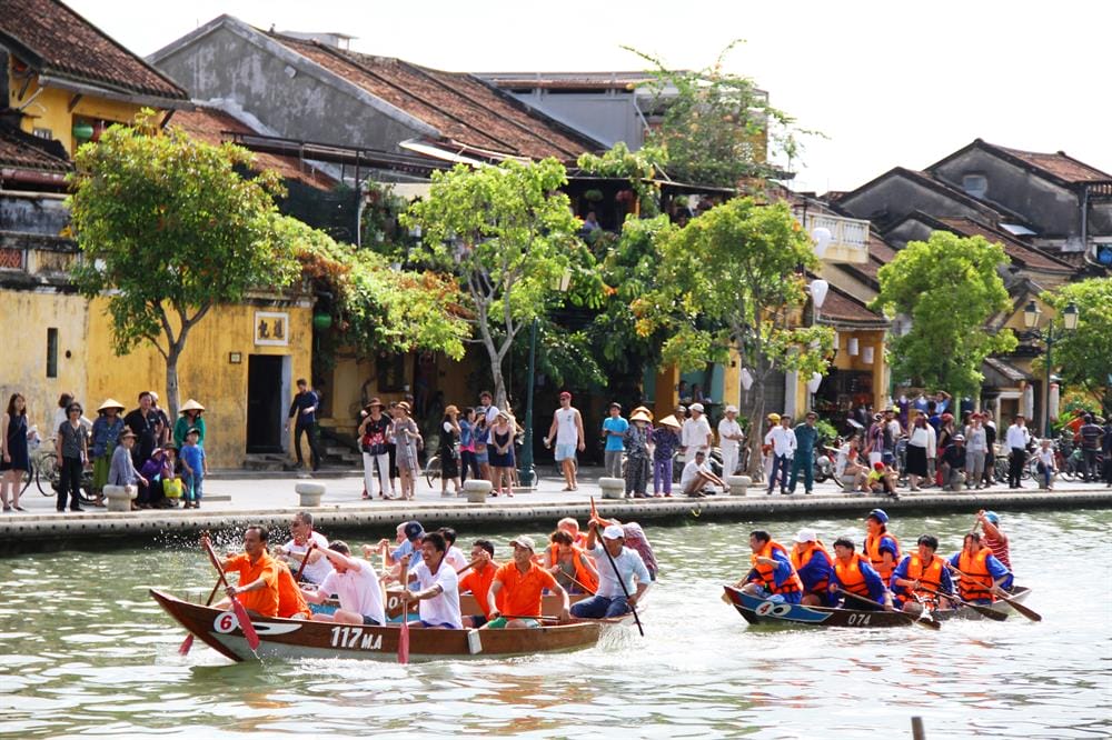 hoạt động trên sông nước ở Hội An