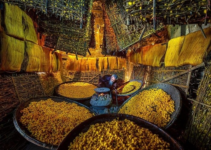 Lụa tơ tằm Hội An – Hành trình khám phá nét đẹp truyền thống qua từng sợi tơ