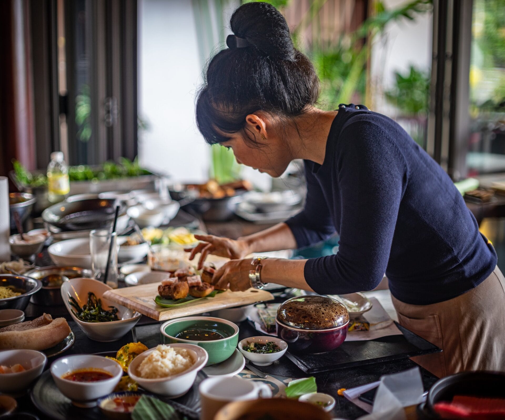 lớp học nấu ăn địa phương